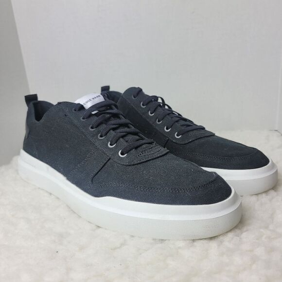 Cole Haan GrandPro Rally Canvas Sneaker Men's Size 13 M Black and White Shoes - Picture 1 of 10